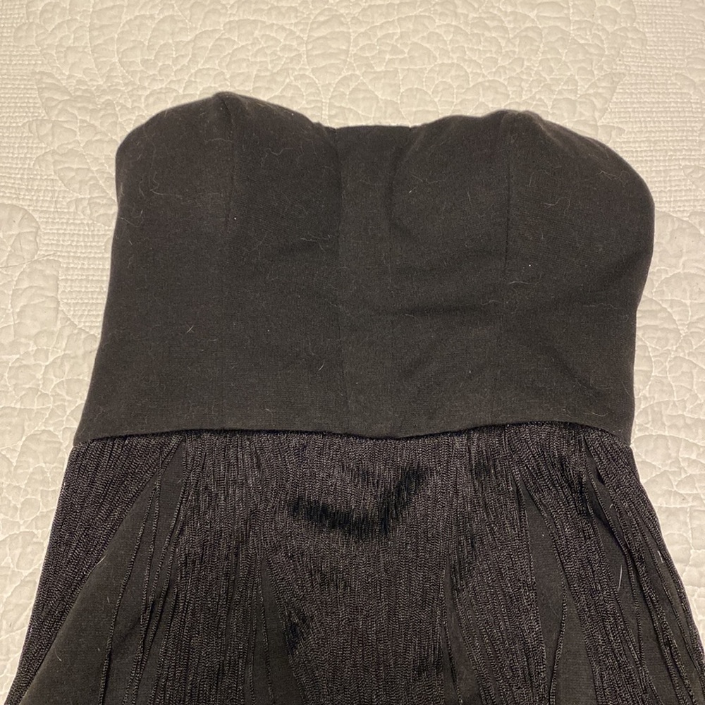 Black Tassel Dress - Picture 2 of 4